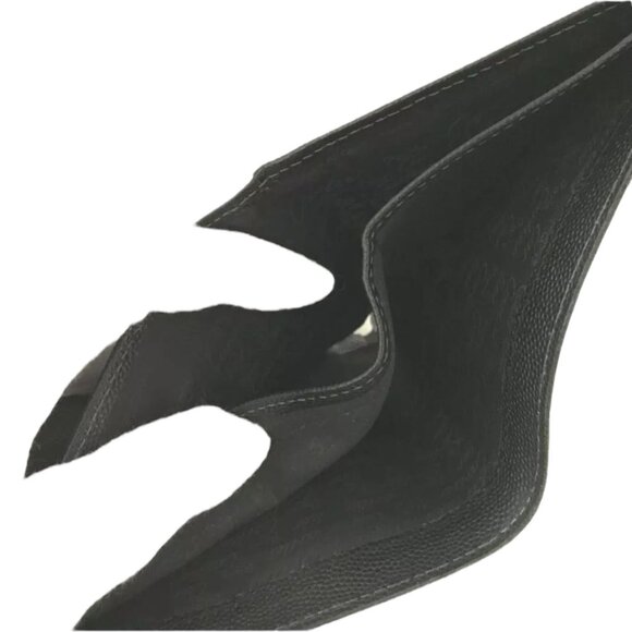 CARTIER: Black Leather & Logo  Wallet #010 - Picture 5 of 7